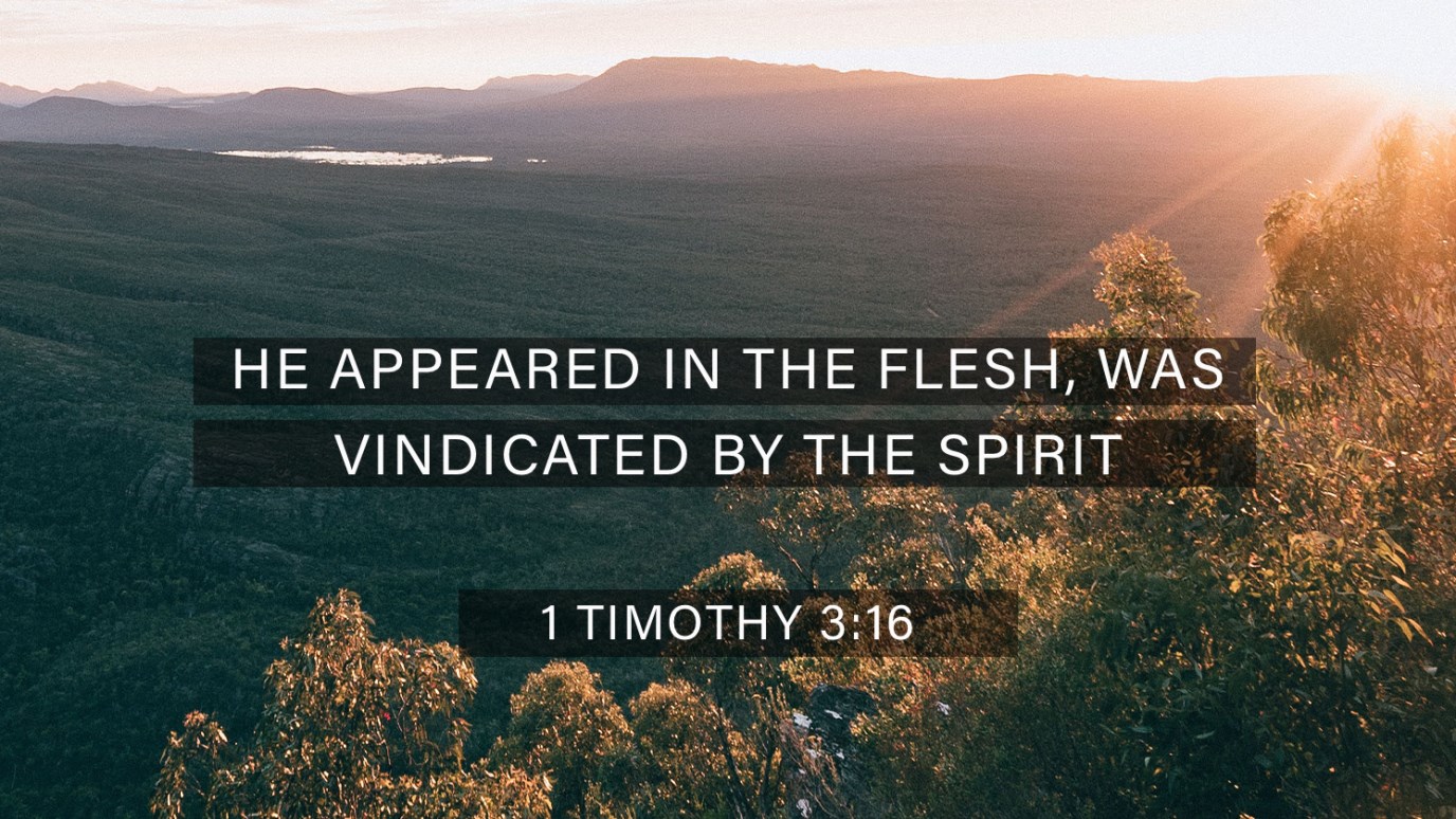 Verse of the Day 1 Timothy 316 iDisciple